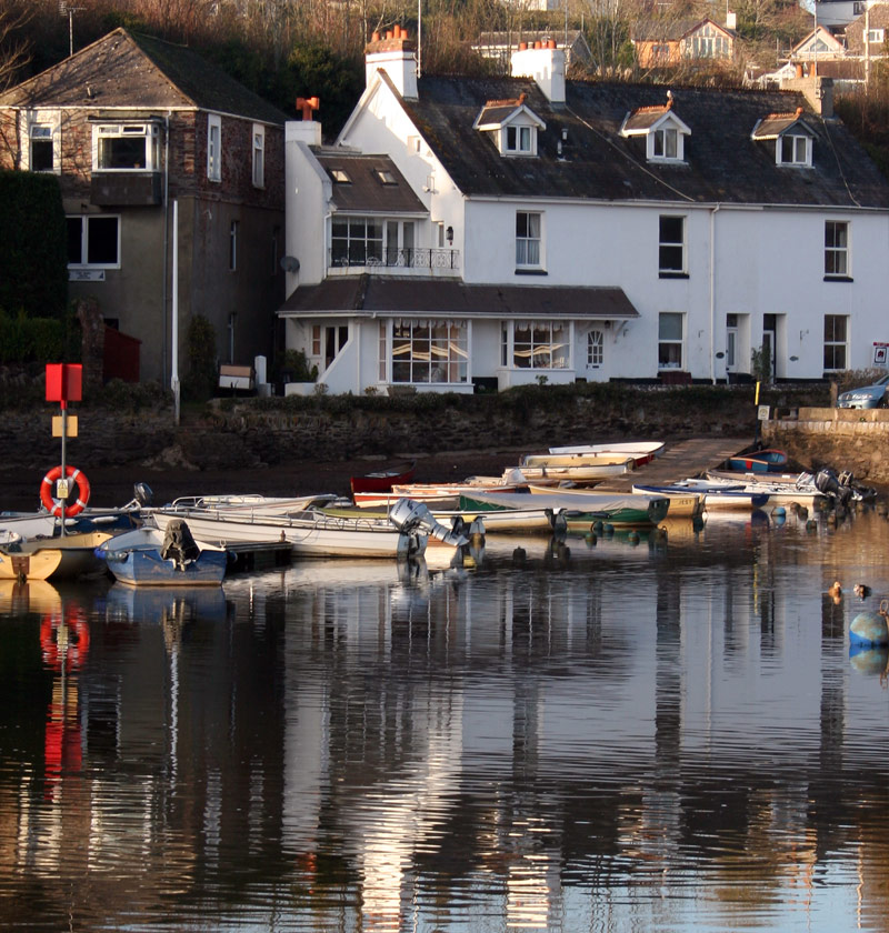 The harbour at Stoke Gabriel in Devon